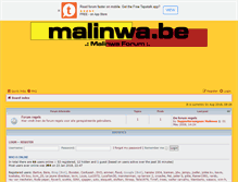Tablet Screenshot of malinwaforum.be